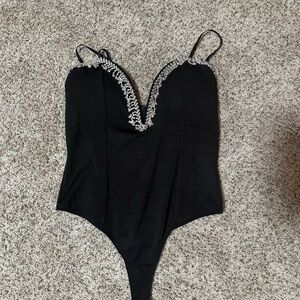 Rhinestone bodysuit